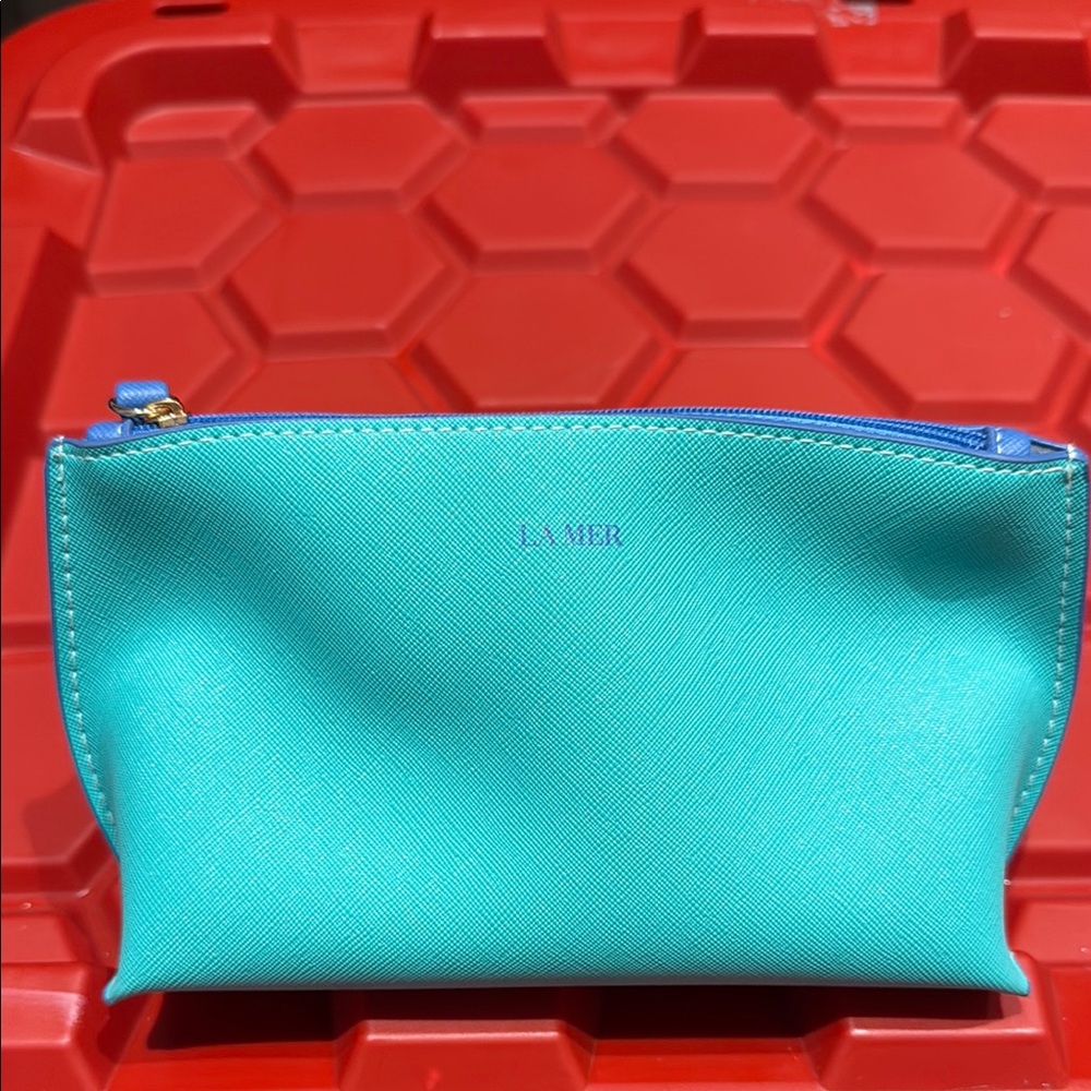 La Mer Turquoise Cosmetic Bag
